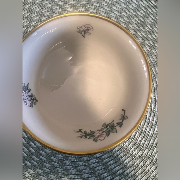 Lenox Serenade Bowl 24k Gold Hand Gilded - Vintage 1950's Made in USA - Picture 7 of 10